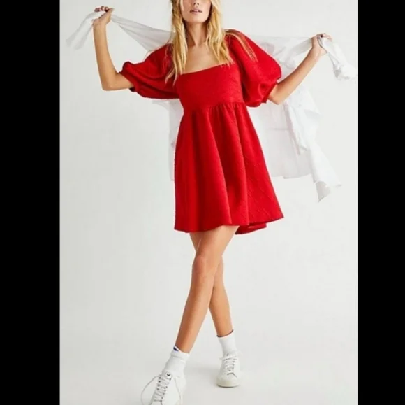 knee length dresses for ladies Free People Violet Mini Dress – Aqua Bay Swim Co main image 1